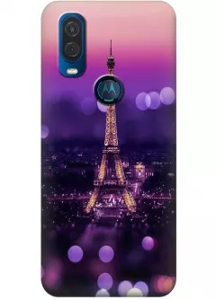 Чехол для Motorola One Vision - Романтичный Париж