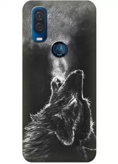 Чехол для Motorola One Vision - Wolf
