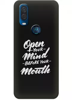 Чехол для Motorola One Vision - Cледи за собой