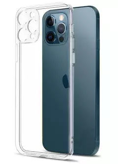 TPU чехол Epic Transparent 1,5mm Full Camera для Apple iPhone 13 Pro (6.1"), Бесцветный (прозрачный)