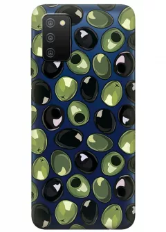 Чехол для Samsung A03s с оливками