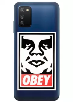 Чехол для Samsung A03s с рисунком - OBEY