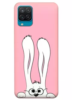 Samsung A12 силиконовый чехол с картинкой - Кролик