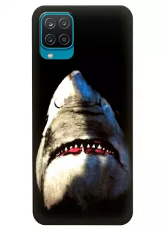 Samsung A12 силиконовый чехол с картинкой - Акула