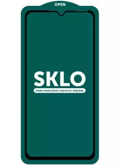 Защитное стекло SKLO 5D (тех.пак) для Samsung A30s/A50/A50s/M30 /M30s/M31/M21/M21s, Черный