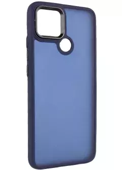 Чехол TPU+PC Lyon Frosted для Oppo A15s / A15, Navy Blue