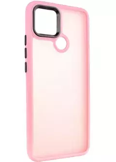 Чехол TPU+PC Lyon Frosted для Oppo A15s / A15, Pink