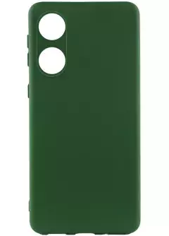 Чехол Silicone Cover Lakshmi Full Camera (A) для Oppo A58 4G, Зеленый / Dark green