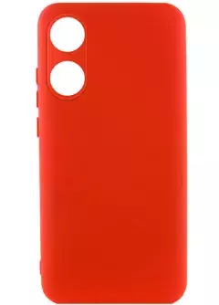 Чехол Silicone Cover Lakshmi Full Camera (A) для Oppo A58 4G, Красный / Red