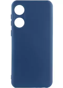 Чехол Silicone Cover Lakshmi Full Camera (A) для Oppo A58 4G, Синий / Navy Blue