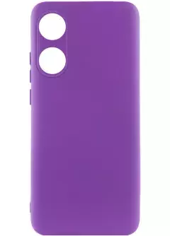 Чехол Silicone Cover Lakshmi Full Camera (A) для Oppo A58 4G, Фиолетовый / Purple