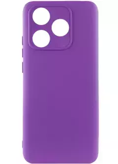 Чехол Silicone Cover Lakshmi Full Camera (A) для TECNO Spark 10, Фиолетовый / Purple