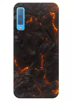 Чехол для Galaxy A7 (2018) - Вулкан