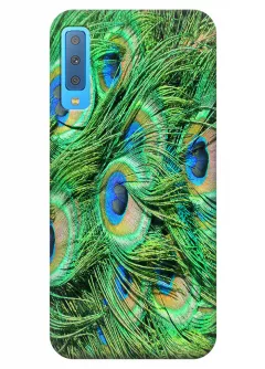 Чехол для Galaxy A7 (2018) - Peacock