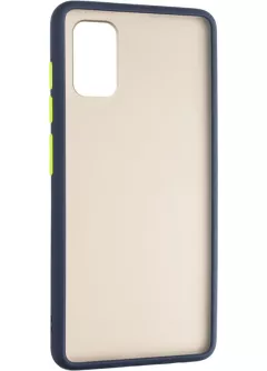 Gelius Bumper Mat Case for Samsung A415 (A41) Blue