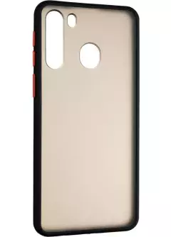 Gelius Bumper Mat Case for Samsung A215 (A21) Black