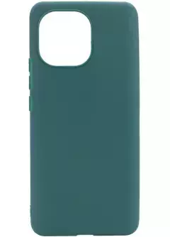 Силиконовый чехол Candy для Xiaomi Mi 11, Зеленый / Forest green