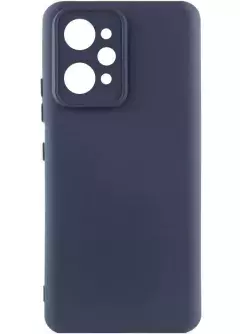 Чехол Silicone Cover Lakshmi Full Camera (AAA) для Xiaomi Redmi 12, Темно-синий / Midnight blue