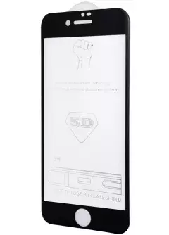 Защитное стекло 5D Hard (full glue) (тех.пак) для Apple iPhone 8 plus || Apple iPhone 7 plus, Черный