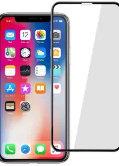 Защитное стекло 5D Hard (full glue) (тех.пак) для Apple iPhone 11 Pro Max || Apple iPhone XS Max, Черный