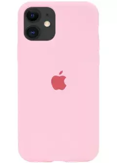 Чехол Silicone Case Full Protective (AA) для Apple iPhone 11 (6.1"), Розовый / Light pink
