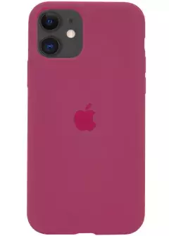 Чехол Silicone Case Full Protective (AA) для Apple iPhone 11 (6.1"), Красный / Rose Red