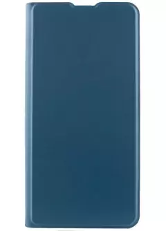 Кожаный чехол книжка GETMAN Elegant (PU) для TECNO Spark 8C, Синий