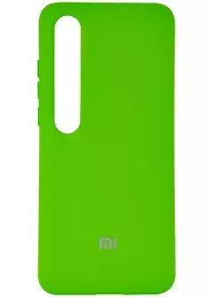 Чехол Silicone Cover Full Protective (A) для Xiaomi Mi 10 Pro || Xiaomi Mi 10, Зеленый / Green