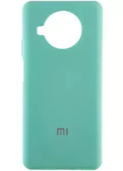 Чехол Silicone Cover Full Protective (AA) для Xiaomi Mi 10T Lite || Xiaomi Redmi Note 9 Pro 5G, Бирюзовый / Ice Blue