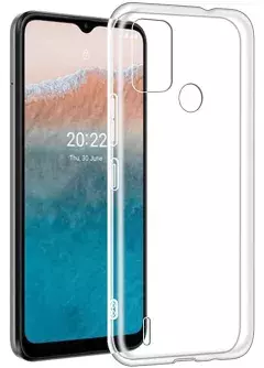 TPU чехол Epic Transparent 1,5mm для Nokia C21 Plus, Бесцветный (прозрачный)