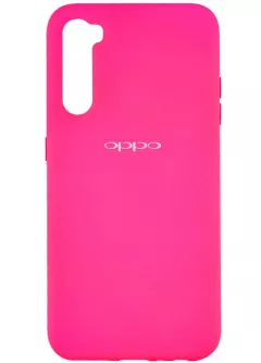 Уценка Чехол Silicone Cover Full Protective (A) для OPPO Realme 6 Pro, Эстетический дефект / Розовый / Barbie pink
