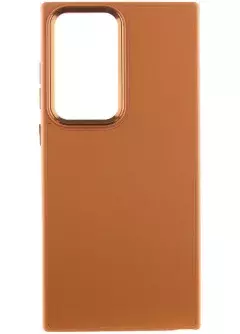Кожаный чехол Bonbon Leather Metal Style для Samsung Galaxy S22 Ultra