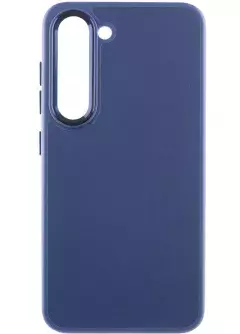 Кожаный чехол Bonbon Leather Metal Style для Samsung Galaxy S23, Синий / Navy blue