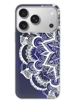 Дизайнерский чехол на iPhone 17 Pro с узором мандалы