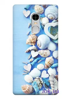Бампер для Xiaomi Redmi Note 4 - Дары моря