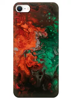 iPhone SE (2020) силиконовый чехол с картинкой - Всплеск красок