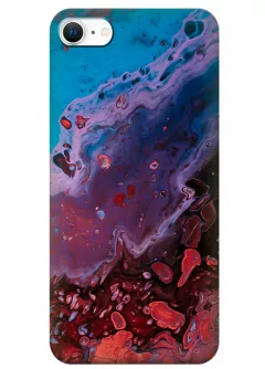 iPhone SE (2020) силиконовый чехол с картинкой - Танец красок