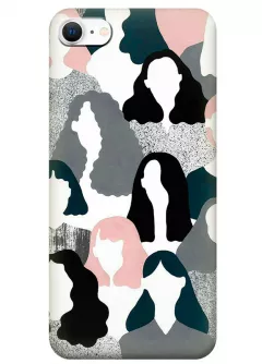 iPhone SE (2020) силиконовый чехол с картинкой - Девочки