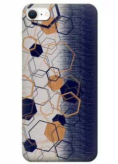 iPhone SE (2020) силиконовый чехол с картинкой - Геометрический дизайн