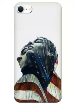 Айфон СЕ 2020 силиконовый чехол LoooK с картинкой - Свобода по американски