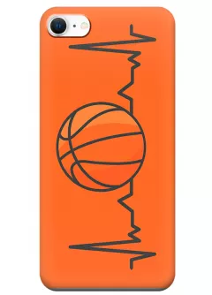 iPhone SE (2022) силиконовый чехол с картинкой - Баскетбол