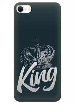 iPhone SE (2022) силиконовый чехол с картинкой - King