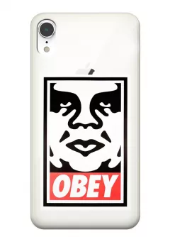 Чехол для iPhone XR с рисунком - OBEY