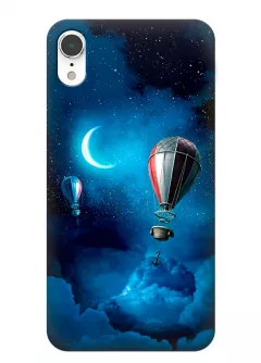 iPhone XR чехол силиконовый с рисунком - Воздушный шар