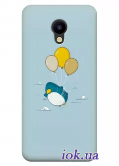 Чехол для Meizu M5 - Пингвин