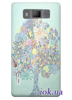 Чехол для LG Optimus L7 - Дерево любви 