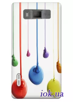 Чехол для LG Optimus L7 - Краски 