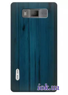 Чехол для LG Optimus L7 - Синее дерево