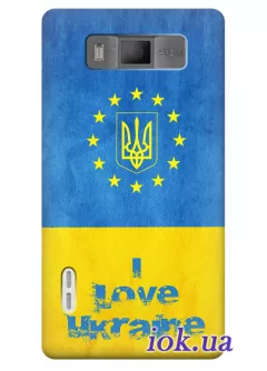 Чехол для LG Optimus L7 - Евро Украина 