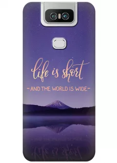 Чехол для ZenFone 6 (ZS630KL) - Life is short